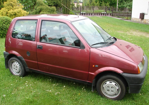 Fiat Cinquecento cena 9500 przebieg: 88000, rok produkcji 1992 z Poddębice małe 106